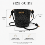 Black crochet crossbody bag - Image 5