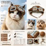 Pet headgear - Cat pilot hat - Image 6