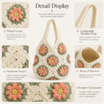 Floral tote bag - Image 3