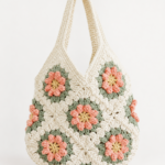 Floral tote bag
