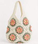 Floral tote bag