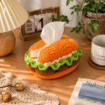 DIY Hamburger Crochet Tissue Box Kit - Image 3