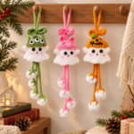 ThreadNet Studio Halloween Crochet Ghost Decorations - Image 3
