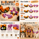 Halloween Crochet Pet Collar Set - Image 6
