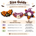 Halloween Crochet Pet Collar Set - Image 4