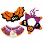 Halloween Crochet Pet Collar Set - Image 3